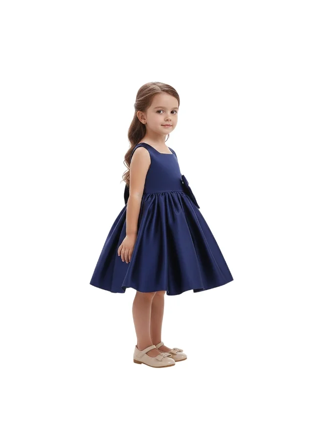 D'Daniela Satin Bow Dress